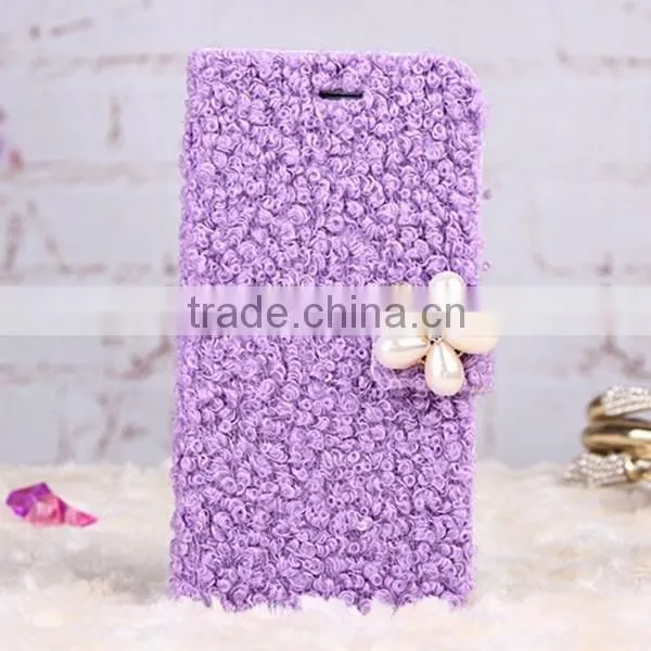 top quality wallet flip phone leather case for apple 6 plus, for iphone6 plus top flip cover
