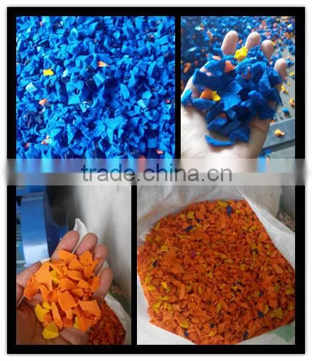 TPE/PVC Plastic Crushing Recycling Machine Plastic Crusher
