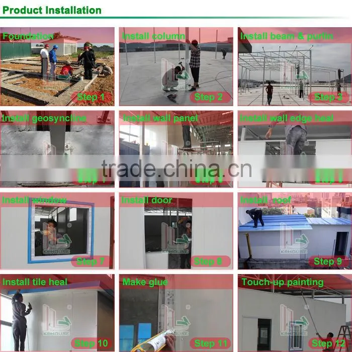 Hot sale modern modular prefabricated Villa