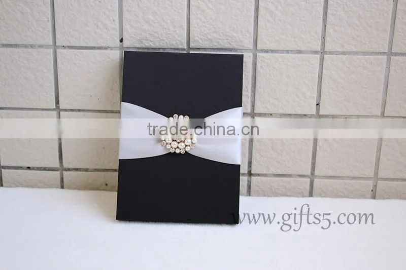 Black wedding invitation boxes wholesale