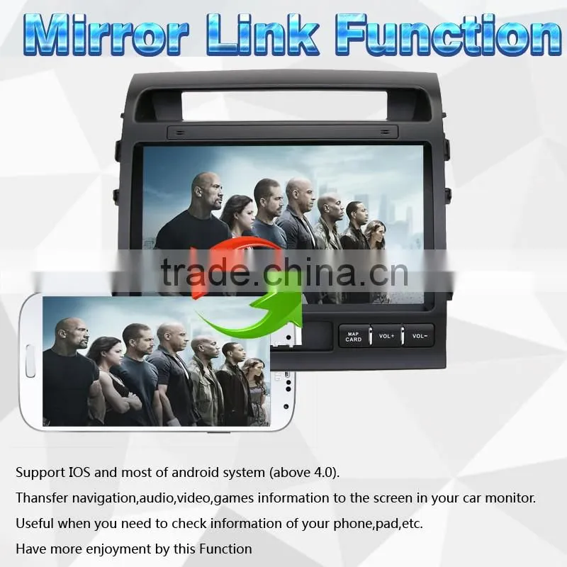 Car dvd player GPS for toyota land cruiser
