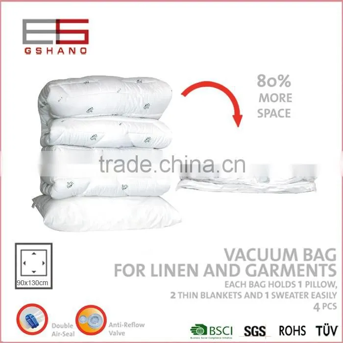 Hot sell vacuum bag for clothes storage and Space Saver vacuum bags