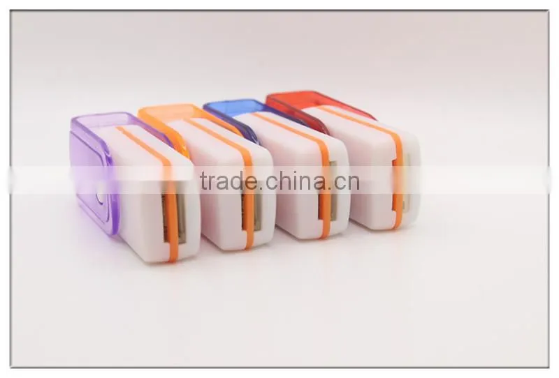 mini colorful rotatable smart chip card writer and reader with 4 slots(OS-CR135)