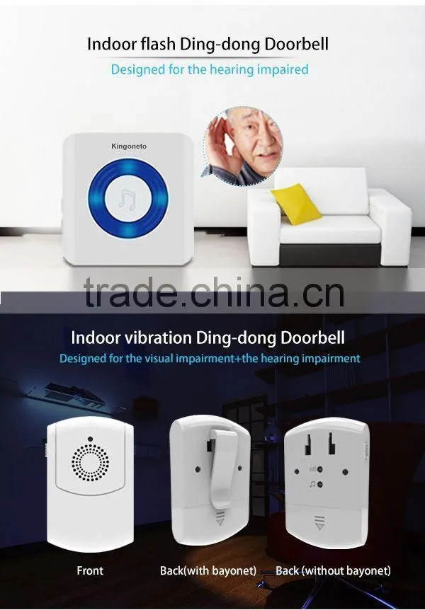 Hot sale Alibaba China supplier Intelligent Awareness Wifi doorbell with Motion sensor(Android and IOS)