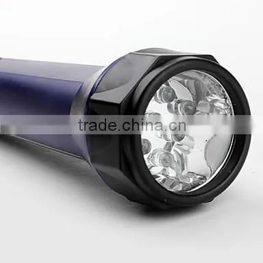 emergency rechargeable led solar flashlight