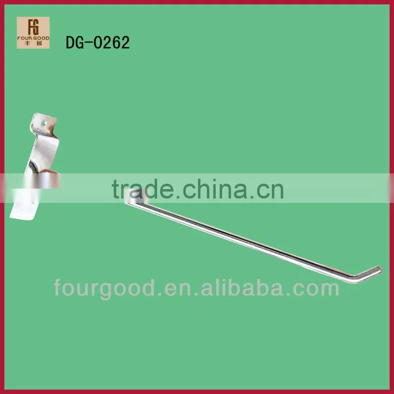 Chrome Plated Wall Strip Crossbar Wire Display Hook