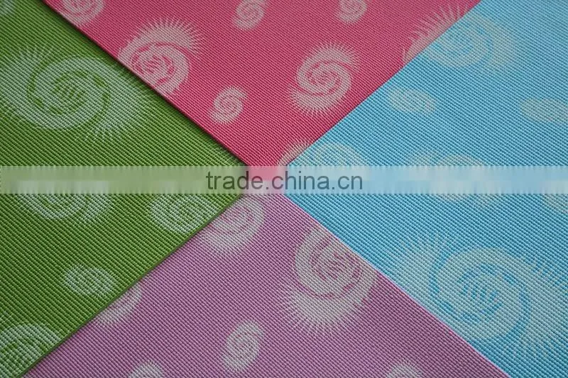 173*61*0.5cm PVC yoga mat/Colourful eco yoga mat