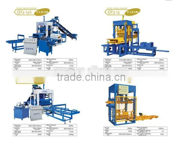 China Supplier Fully Automatic Block Making Machine Flyash Brick Making Machine