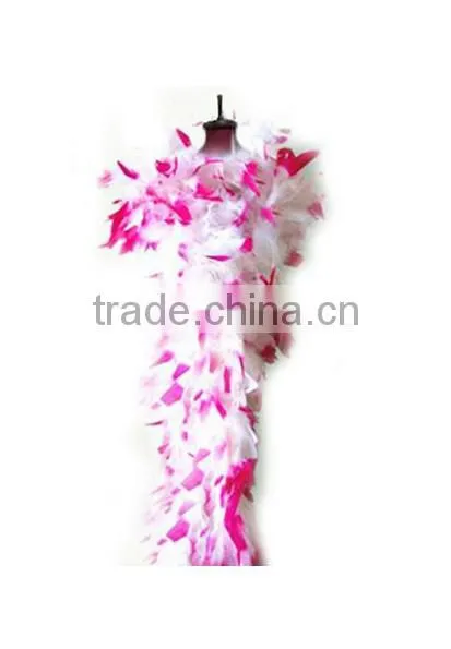 Deluxe Costume Accessory Feather Boa with dyed tips