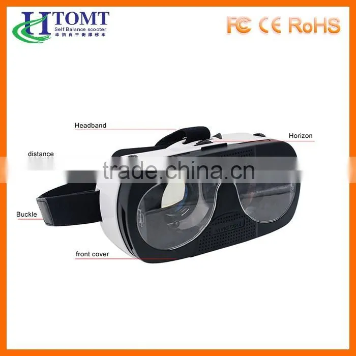 Imported glasses for 3d case vr virtual reality box for HD blue video and games