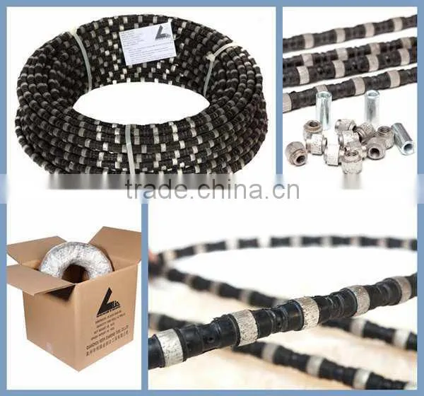 Rubber Coated Wire Saw For Concrete Cutting