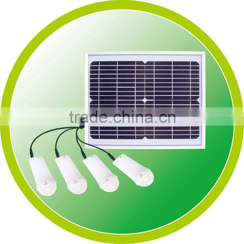 Hot sell 10w solar led light simple solar home lighting system for camping and indoor