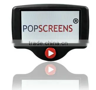 7" Touch Screen LCD advertising shelf player with bar code reader
