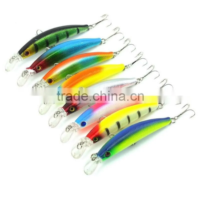 Plastic Minnow Fishing Lures 8 color 9.5cm-3.74inch/9.12g-0.322oz fishing tackle Crank Bait