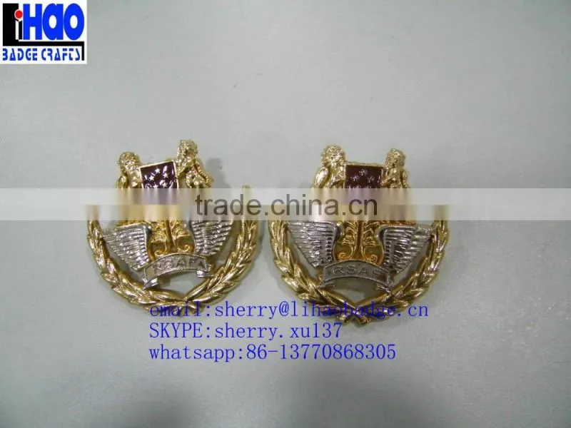 custom metal army cap badge,navy officer cap badge
