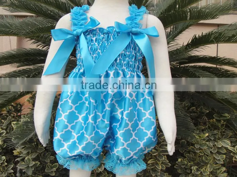 Baby Wholesale Satin Petti Bubble Knickers Princess Romper Red With White Polka Dots Satin Romper Kids Petti Romper