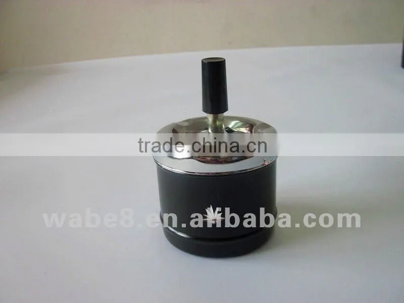 spin metal ashtray