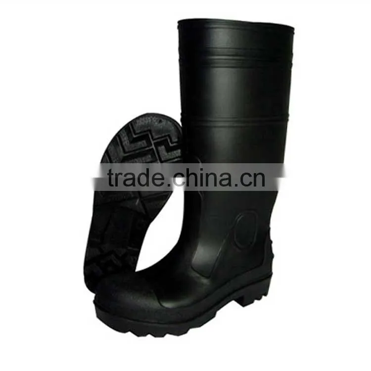 100% pvc waterproof lightweight rain boot