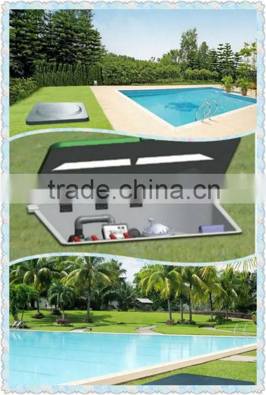 High Filtration Accuracy Integrative Swimming Pool Sand Cap Filter PK8011