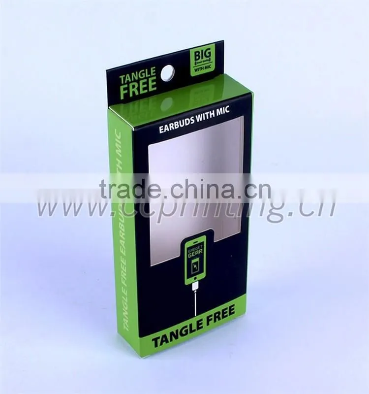 Earplug packaging paper box for electron