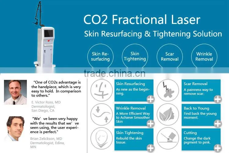 2015 CO2 Fractional Laser Scar removal skin resurfacing co2 laser fractional