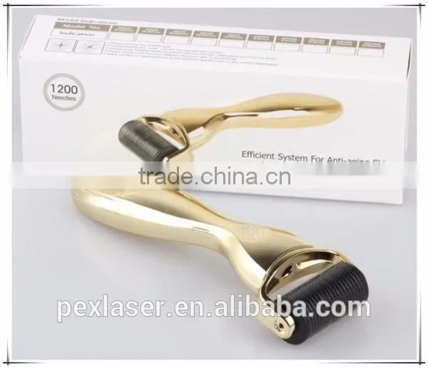 2016 derma rolling system micro needles skin care roller with 1200 needles