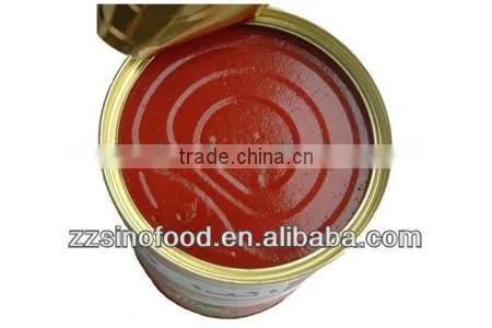 Canned Food Canned Tomato Paste in Metal Tins Packaging Canned Vegetable
