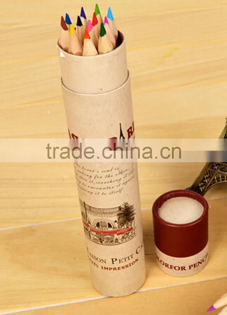 OEM hot sale natural color pencil,natural wood colored pencils