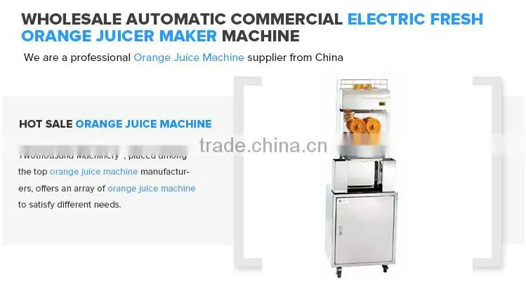Wholesale Automatic Commercial Electric Fresh Orange Juicer Maker Machine