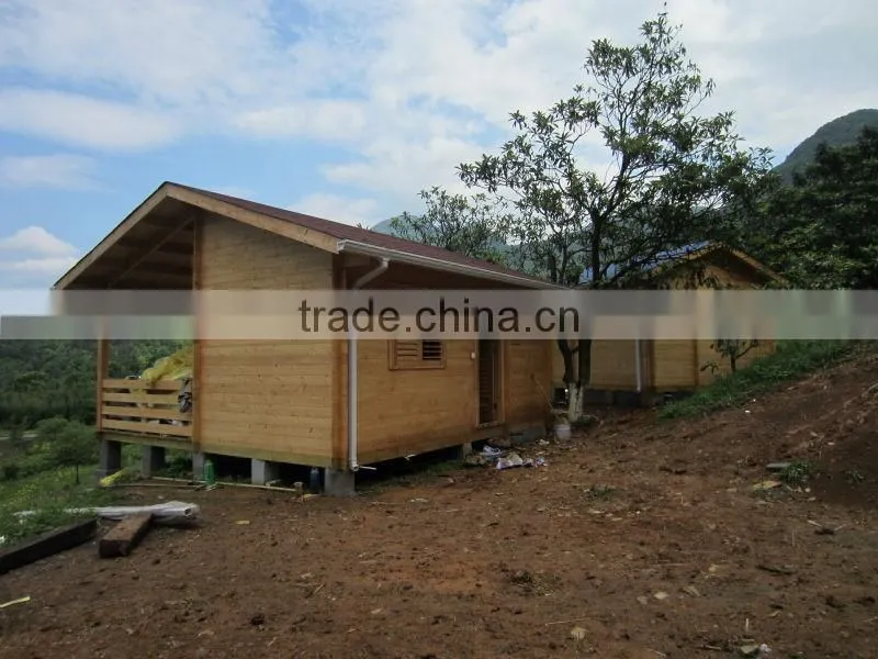 Attractive Look Prefabricated Wooden Log Cabin