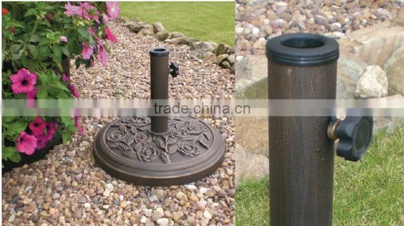 Outdoor Round Resin Parasol Base