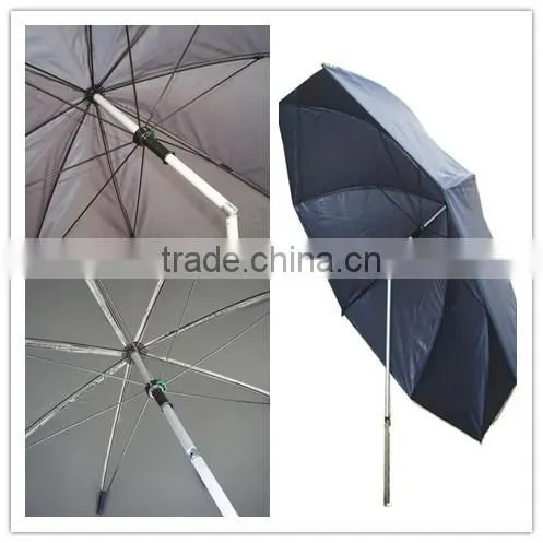 210D PU coating waterproof fishing brolly with aluminum handle
