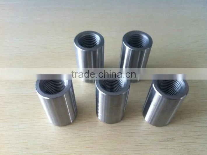 screw thread steel bar coupler hardened steel sleeve
