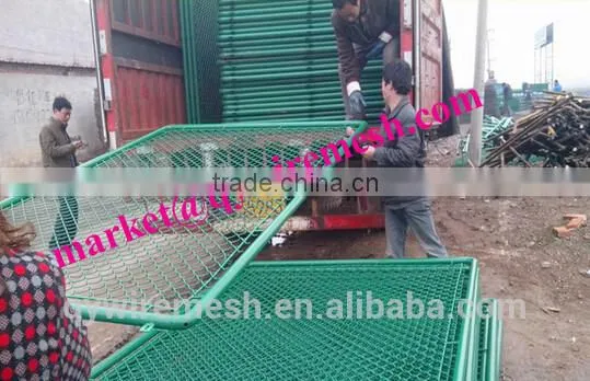 Alibaba Verified China Factory Popular Perimeter fence/Chain Link Fence top barbed wire/cyclone fence