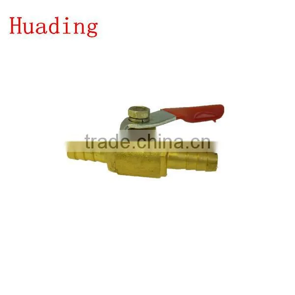 1/4" 3/8" 1/2" npt bspt thread mini ball valve with brass material
