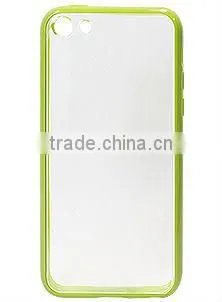 TPU+PC case for iphone5C Light green
