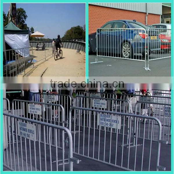 easily assembled crowd control barrier pedestrian cross barrier for walkthrough
