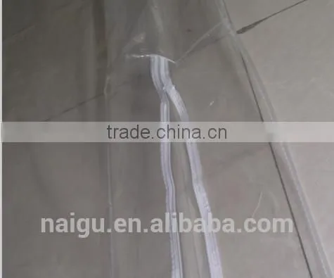 Hot sale super clear pvc Zipper bag