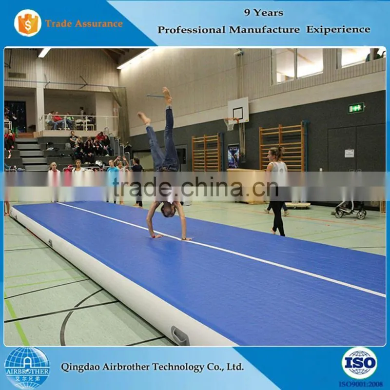 High Quality Double Wall Fabric Tumble Track Inflatable Air Mat for Gymnastics