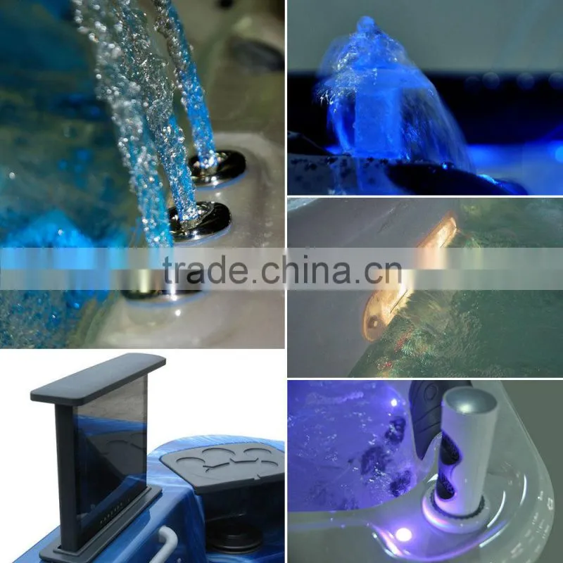 Chinese Supplier Fiberglass Swimming Pool Outdoor Family Spa Swimming Pool