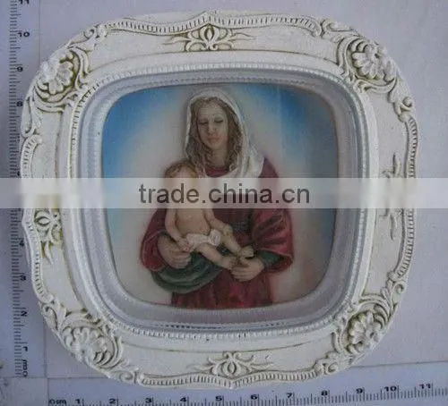 Wall decorative resin religious frames