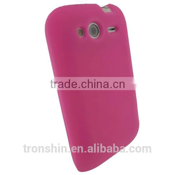 Light Orange Full Protective Soft Silicon Cell Phone Back Cover for iPhone5S