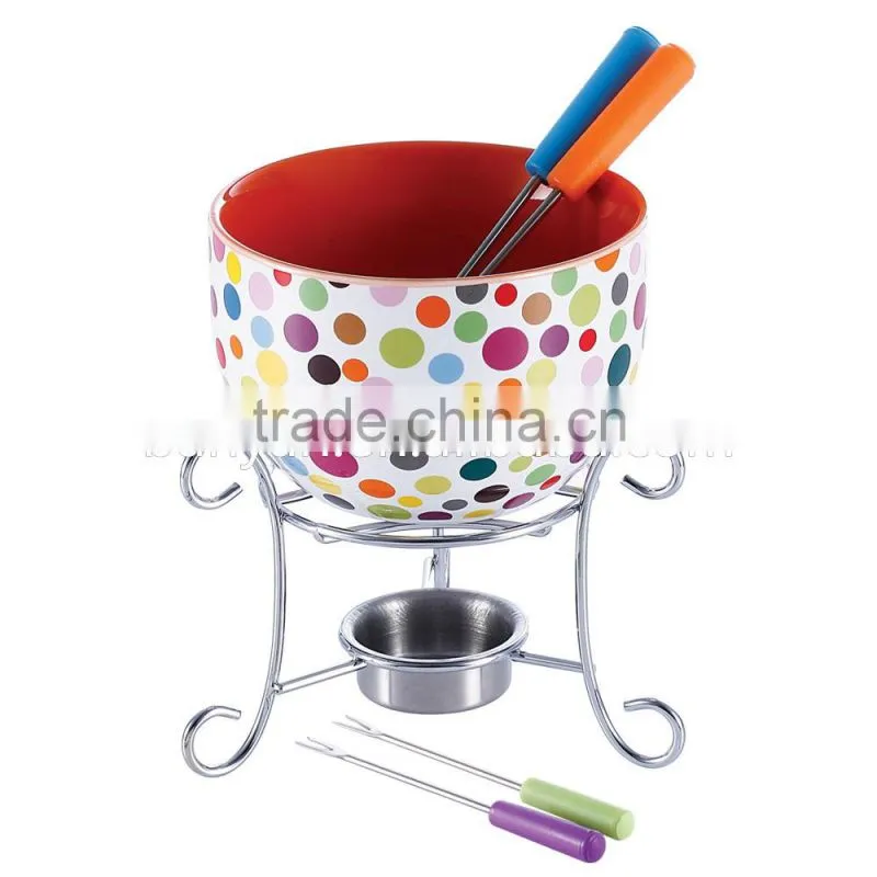 Amazon Hotsale Ceramic Bowl Melting Cheese Chocolate Multi-Purpose Fondue