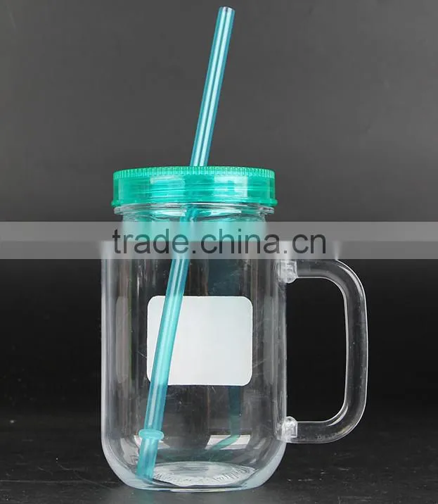 350ml plastic straw cup