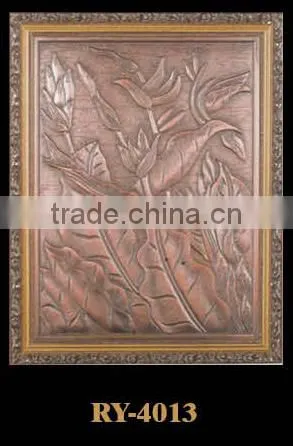 Customed Design Luxury Antique Aluminum Wall Mural Decoration