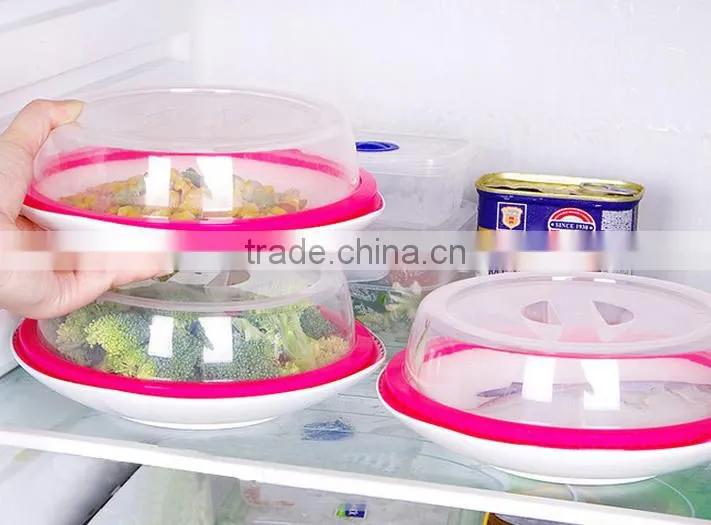 Prevent oil splash Food heating Insulation Plastic Microwave cover
