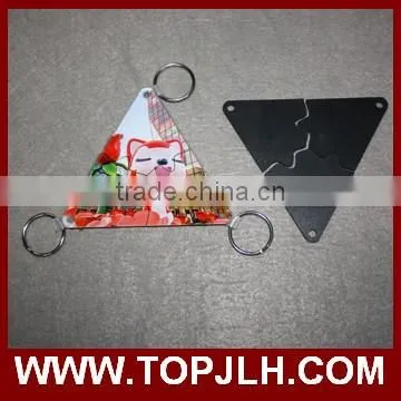 Wholesale sublimation custom keychain promtion gifts keyring