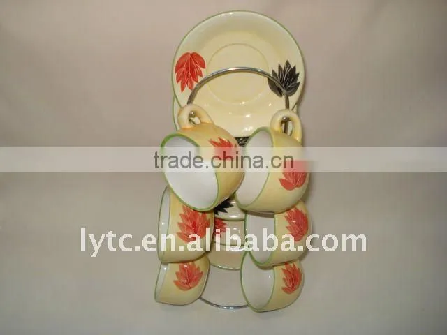 ceramic coffee cup set