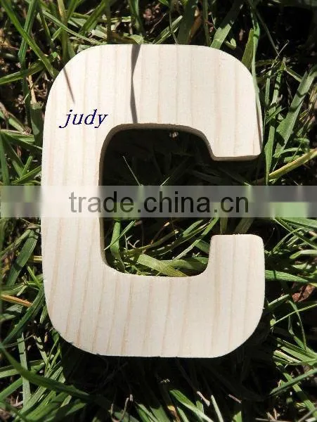 handmade small wooden alphabet letters for crafts