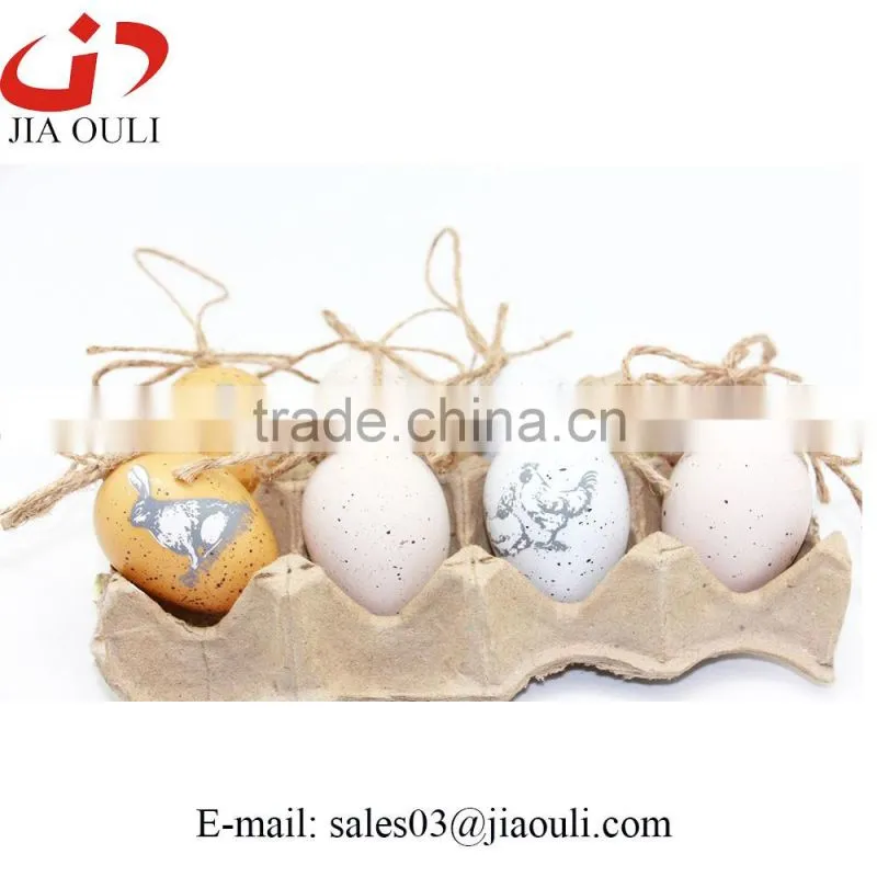 BSCI Audit Factory Cheap Easter plastic Eggs, hanging plastic easter eggs